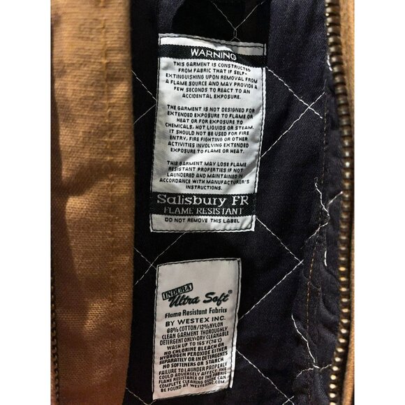 Salisbury Pro-Wear 45 Cal /CM2 Safety Heavy Jacket Size 2XL  ACOWHJ4530B2x NEW - Picture 12 of 16